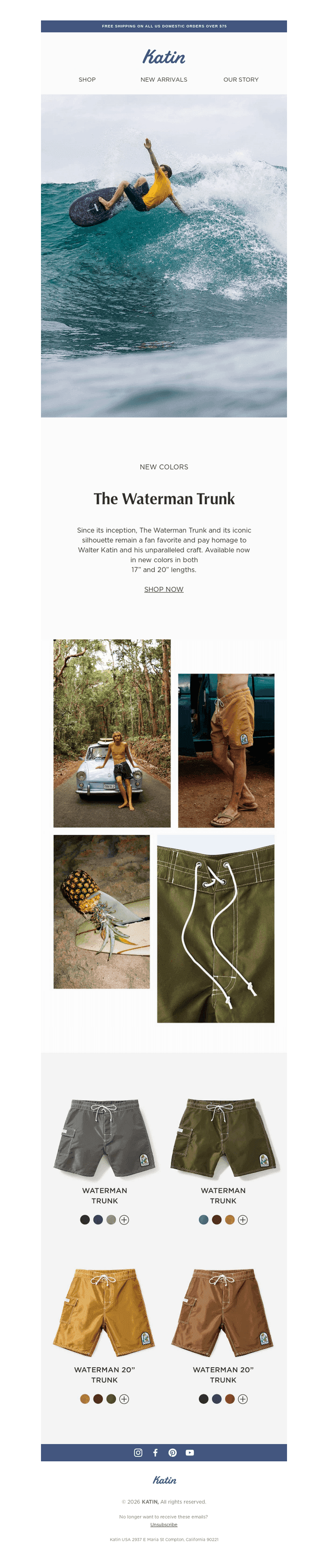 New Colors - Waterman Trunks