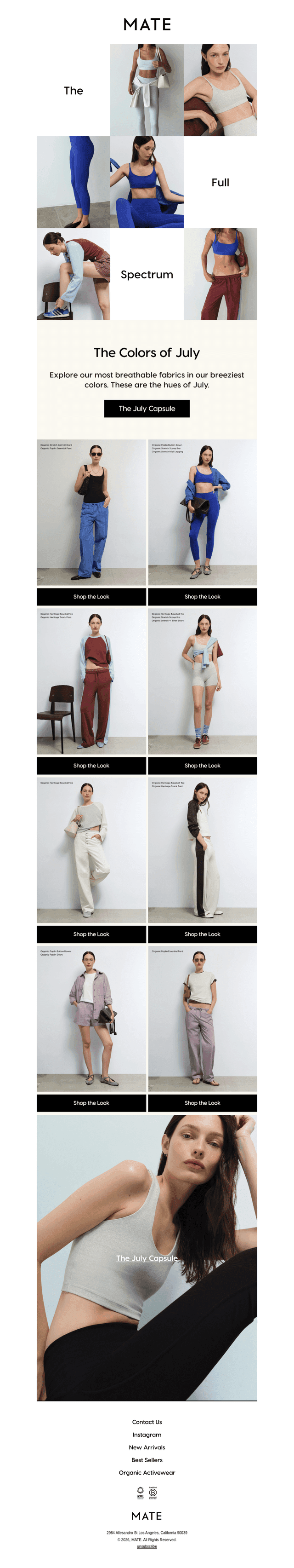 JULY COLORS HAVE ARRIVED