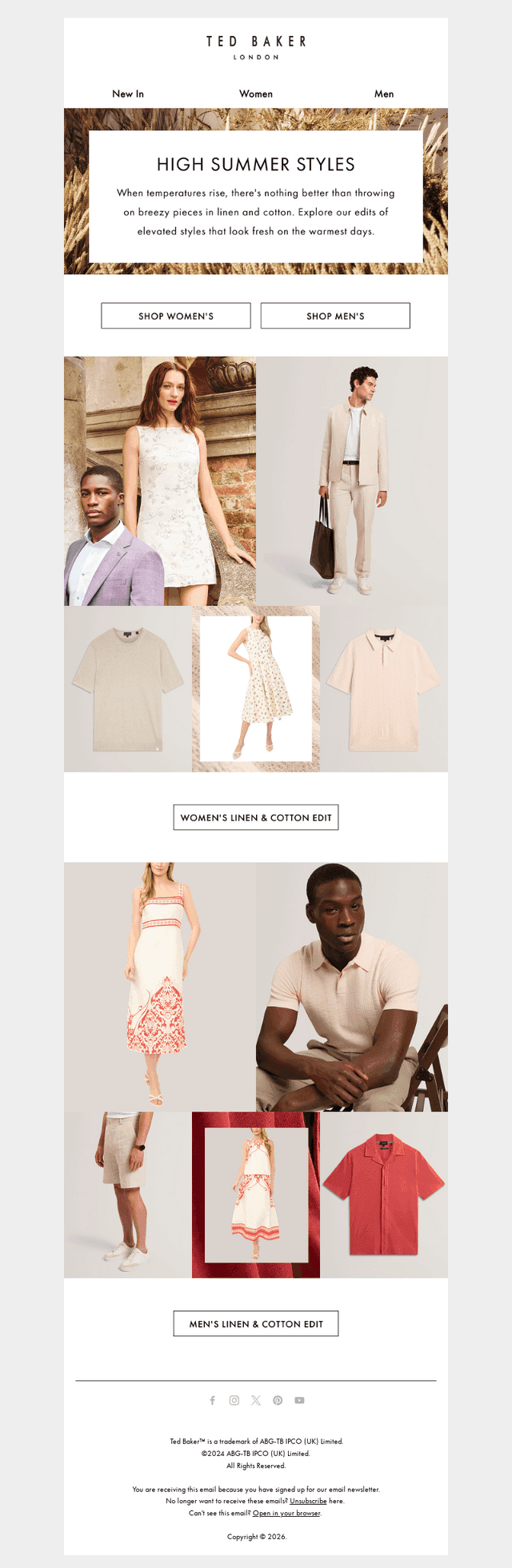 Your High Summer Wardrobe