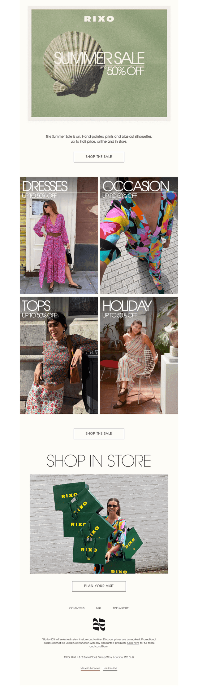Up to 50% off starts now