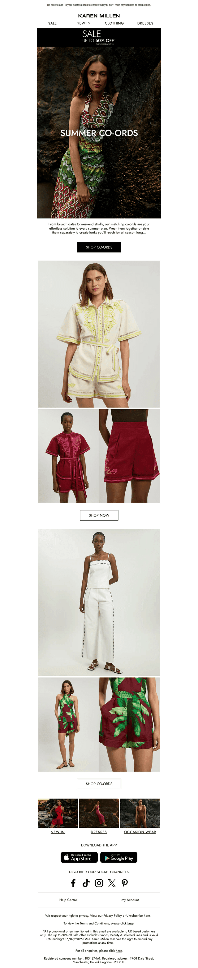 Discover our new summer co-ords