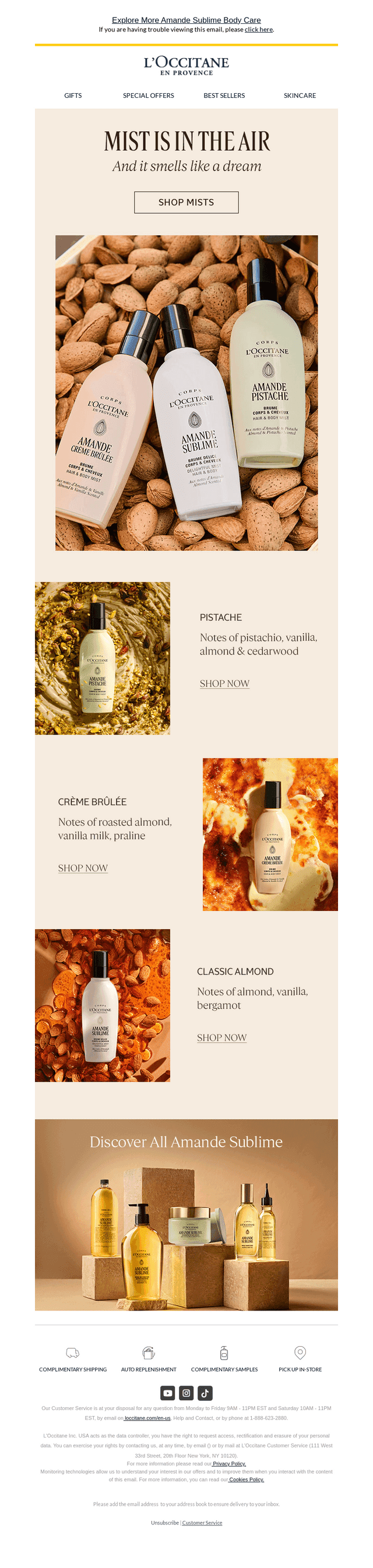 L'Occitane en Provence email from Wed, Jul 15, 2026