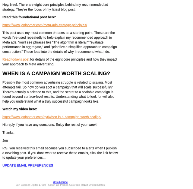 The 8 principles behind my Meta ads strategy
