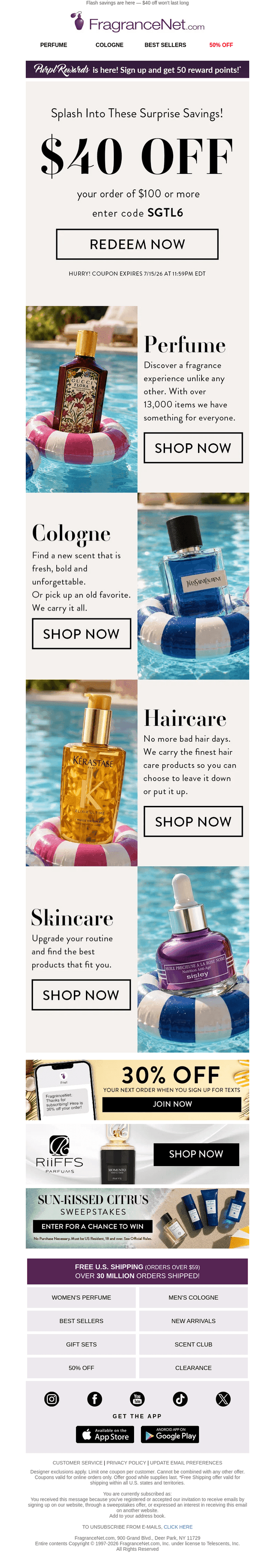 🔥 FLASH ALERT — $40* OFF 🔥