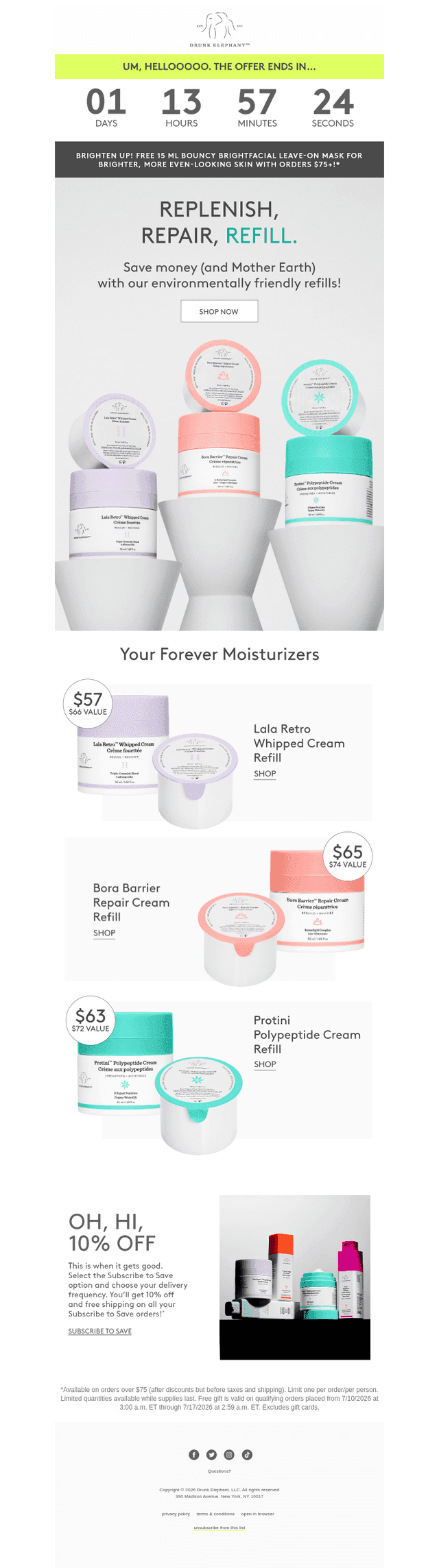 Help your skin. Save the planet.