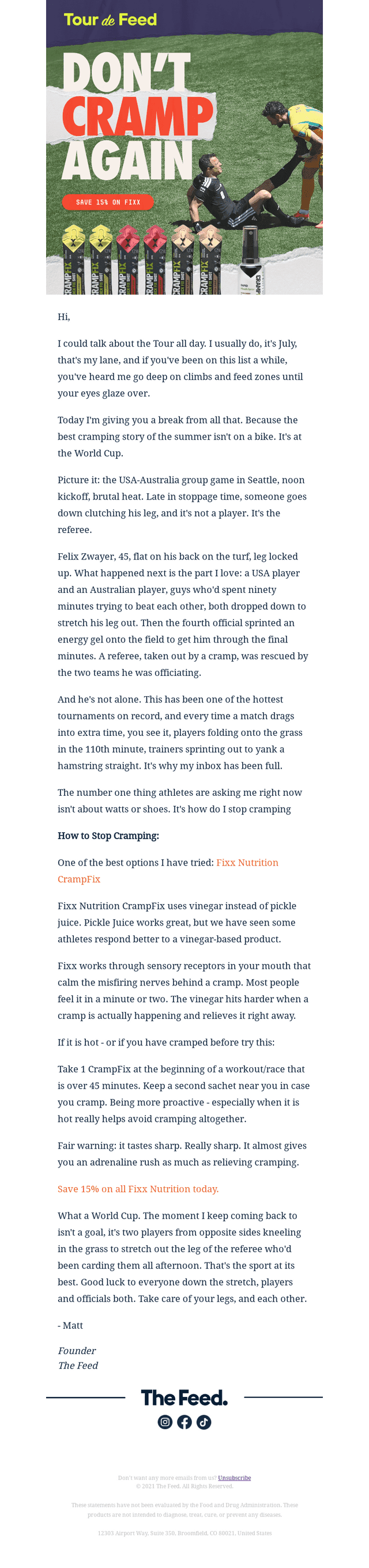 The Feed email from Wed, Jul 15, 2026