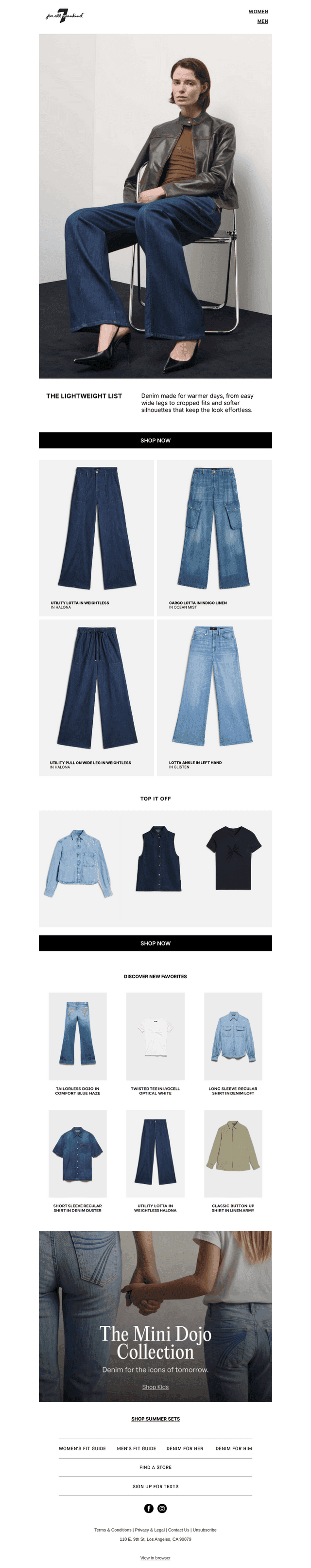 In Demand: Lightweight Denim