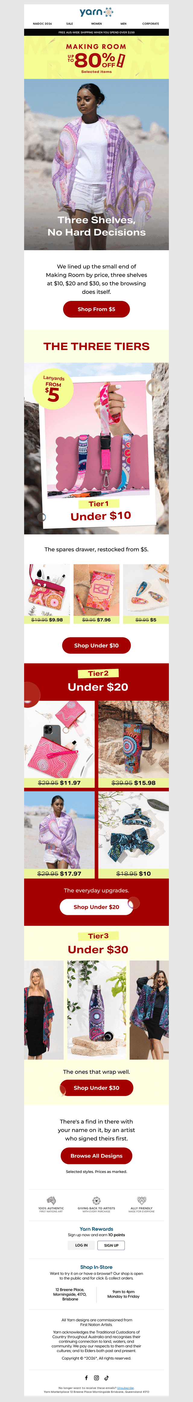 Under $10, $20 And $30 Inside Making Room
