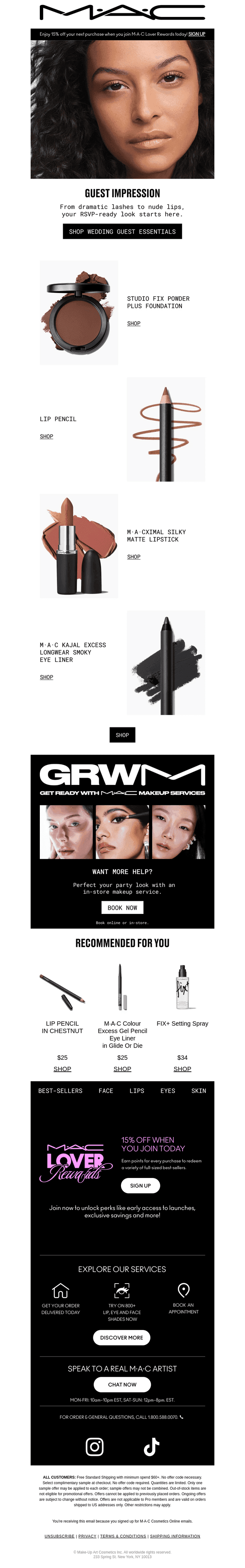 MAC Cosmetics email from Thu, Jul 16, 2026