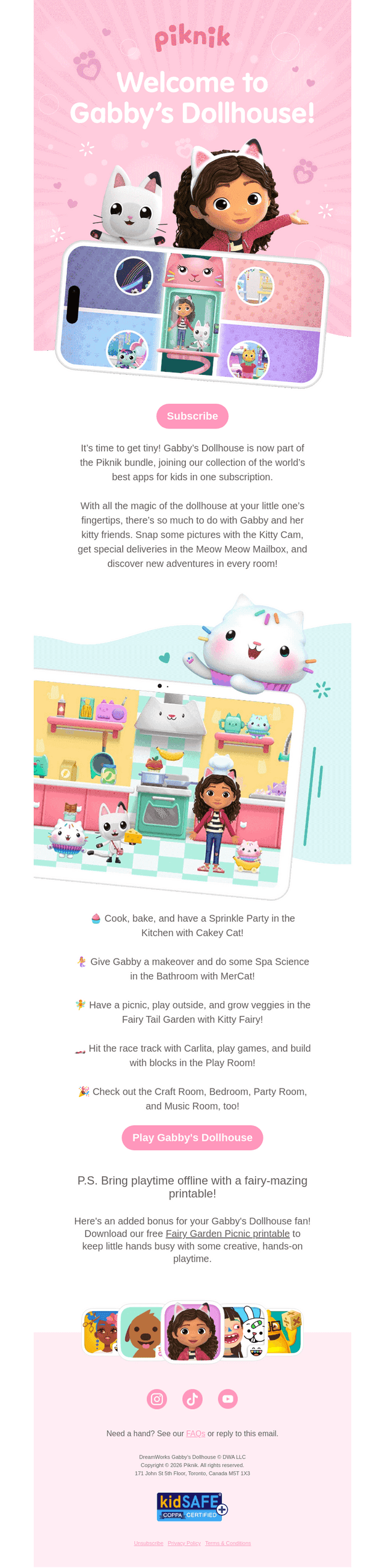 Play Gabby’s Dollhouse on all platforms! 💖