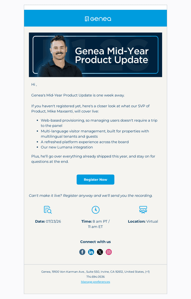 Sequr email from Thu, Jul 16, 2026