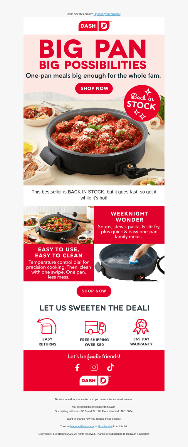 Our Bestselling Skillet Is Back ⭐