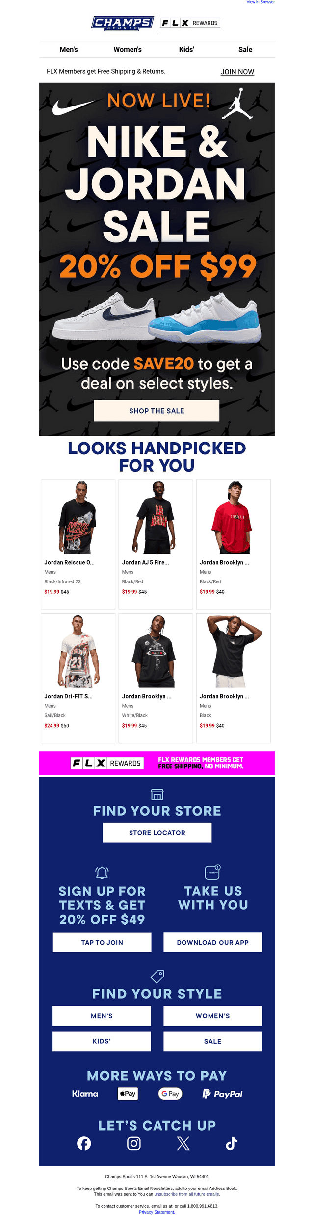 🚨 Nike & Jordan Sale
