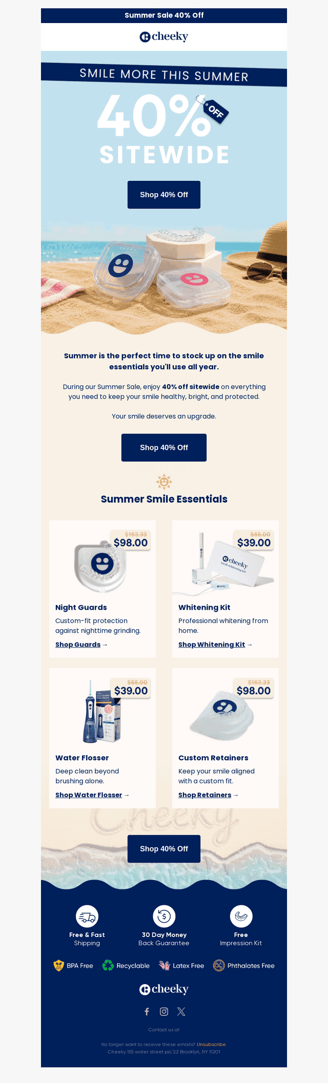Summer Sale: Save 40% on Your Smile Essentials