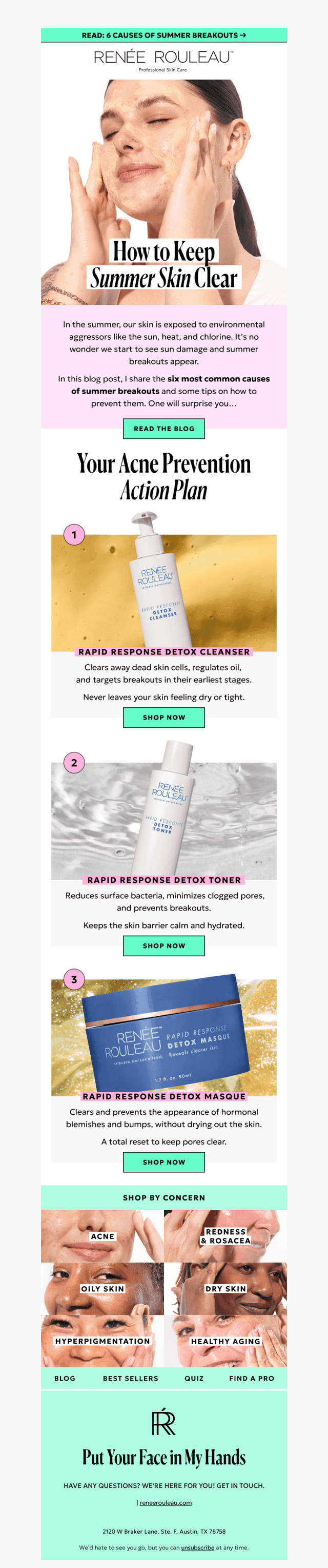 Stop summer breakouts before they start
