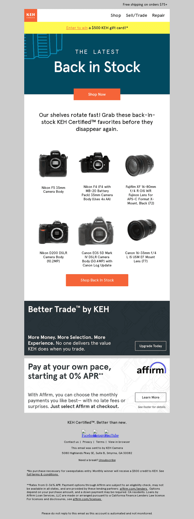Keh email from Fri, Jul 17, 2026