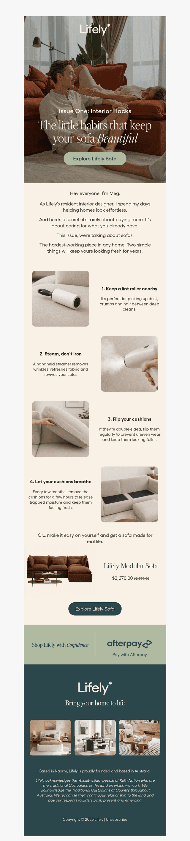 You might be washing your sofa wrong…