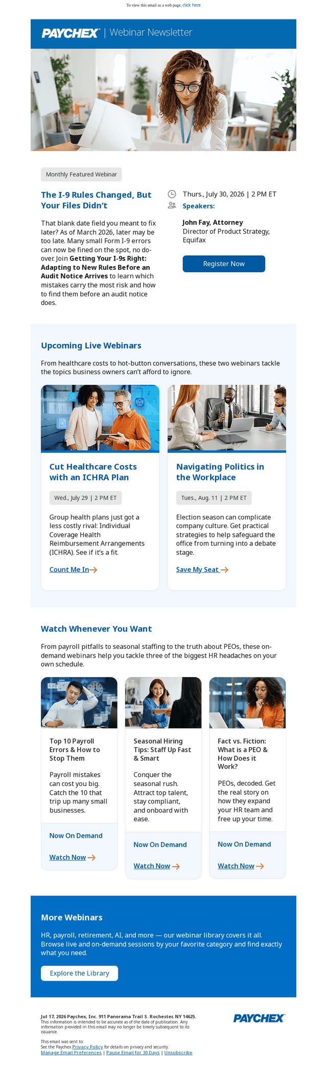 Your upcoming webinar lineup is here