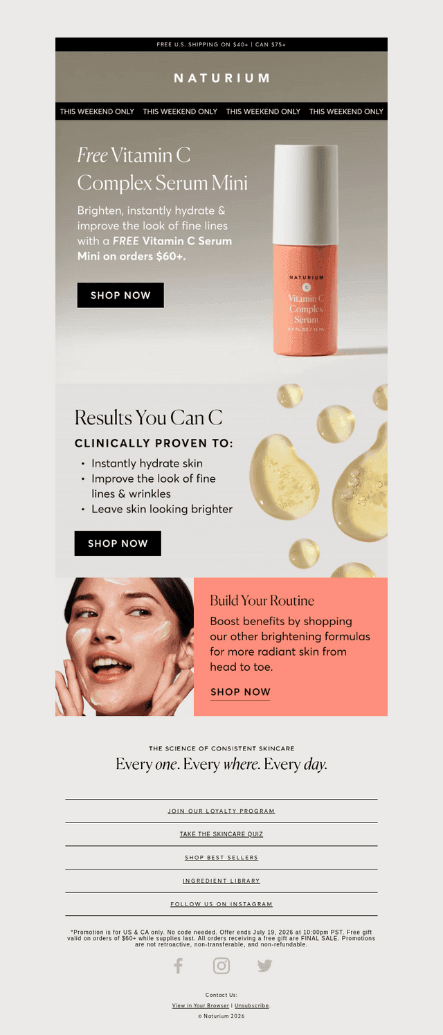 FREE Mini Vitamin C Complex Serum!