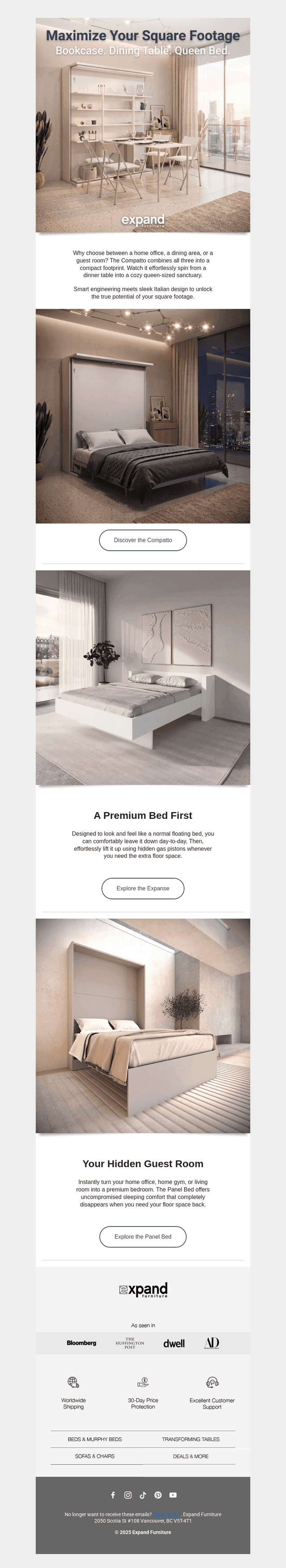 Expand Furniture email from Fri, Jul 17, 2026