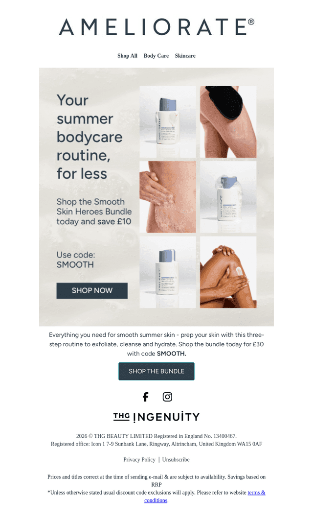 Ameliorate UK email from Sat, Jul 18, 2026