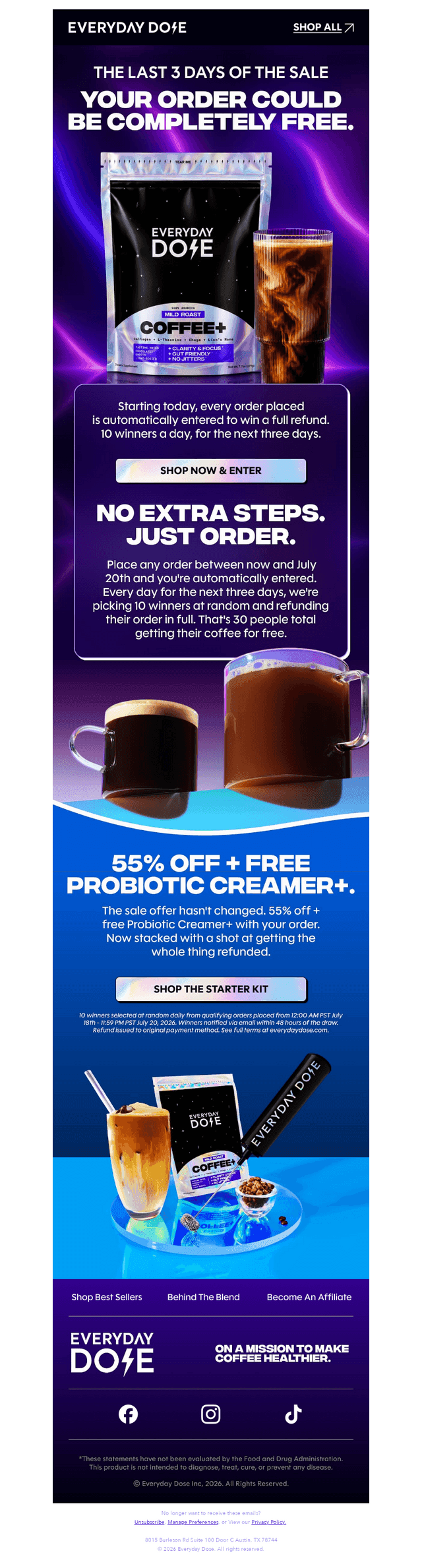 Everyday Dose email from Sat, Jul 18, 2026