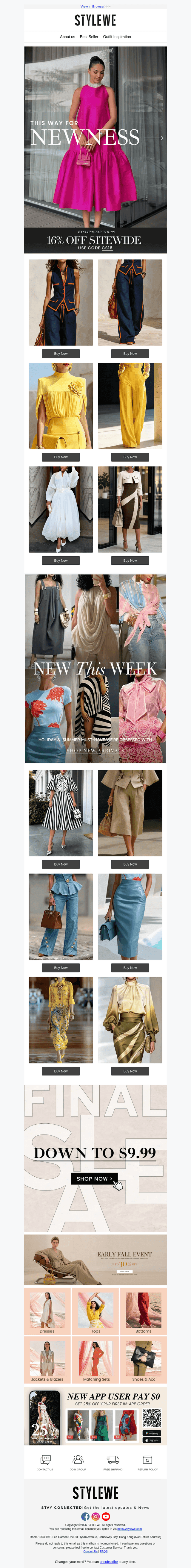 July Arrivals, Styled for Early Fall