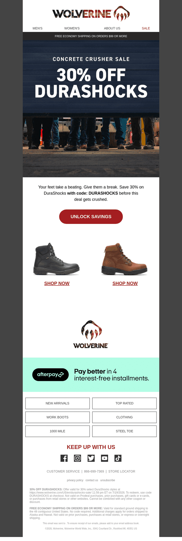 Your Feet Want 30% OFF