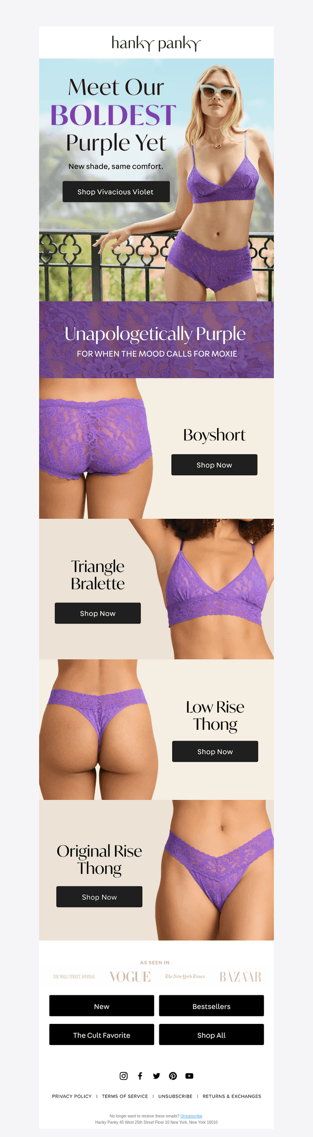 Just Landed: Vivacious Violet
