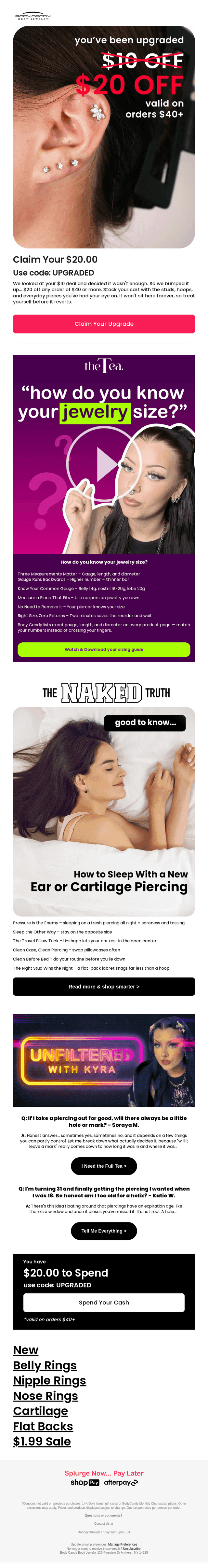 BodyCandy email from Sun, Jul 19, 2026