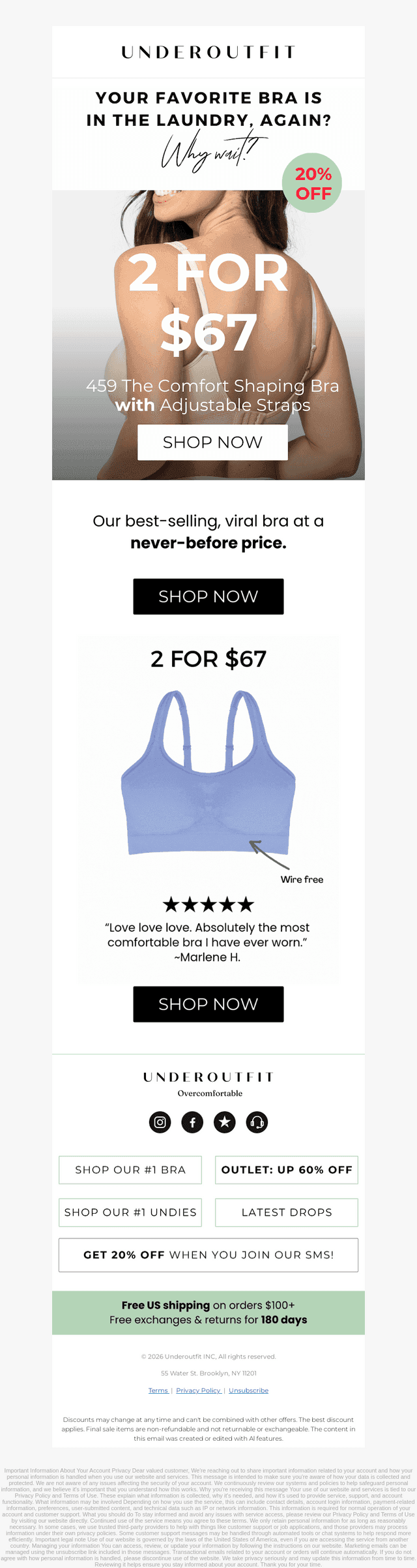 2 Comfy Bras for Just $67 🔥