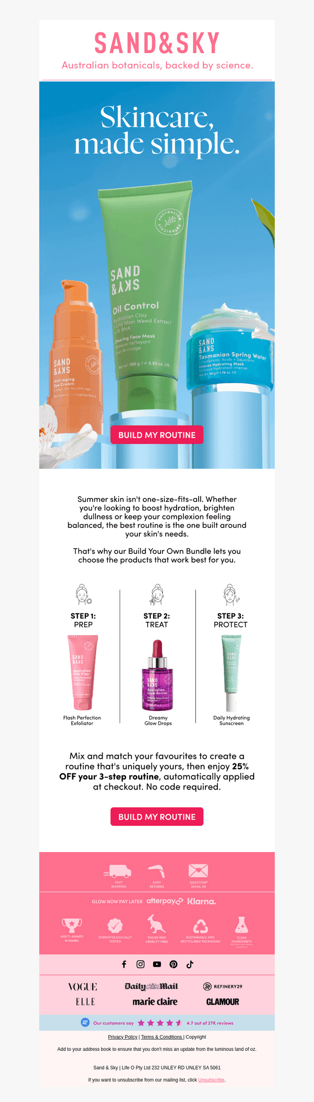 Your perfect summer routine starts here
