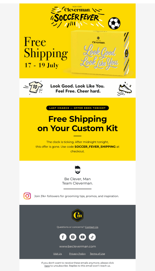 Cleverman email from Sun, Jul 19, 2026