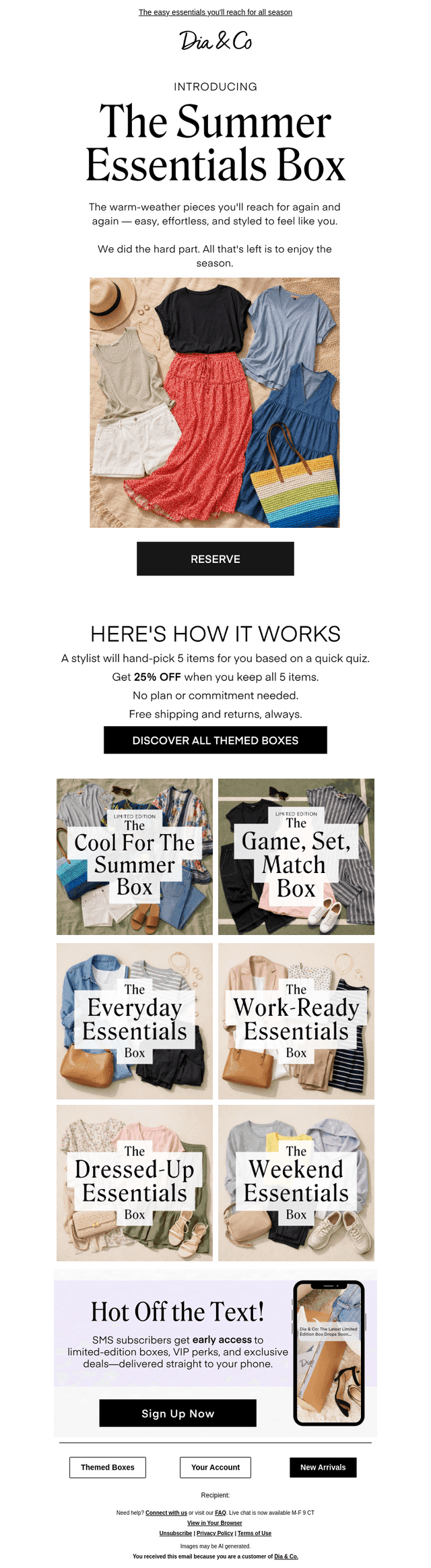 Your summer staples, in one box