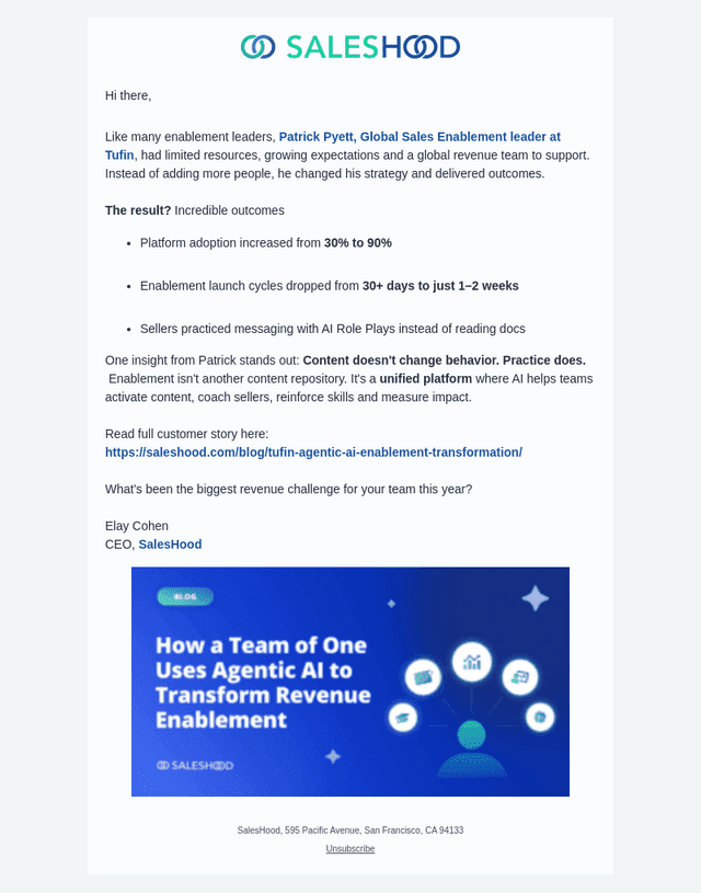 AI isn't replacing enablement. It's amplifying it.