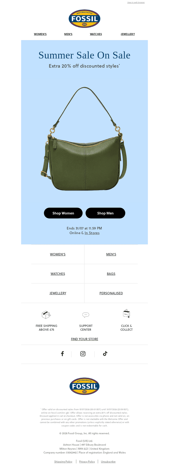 🌊 Summer Deals: Extra 20% Off
