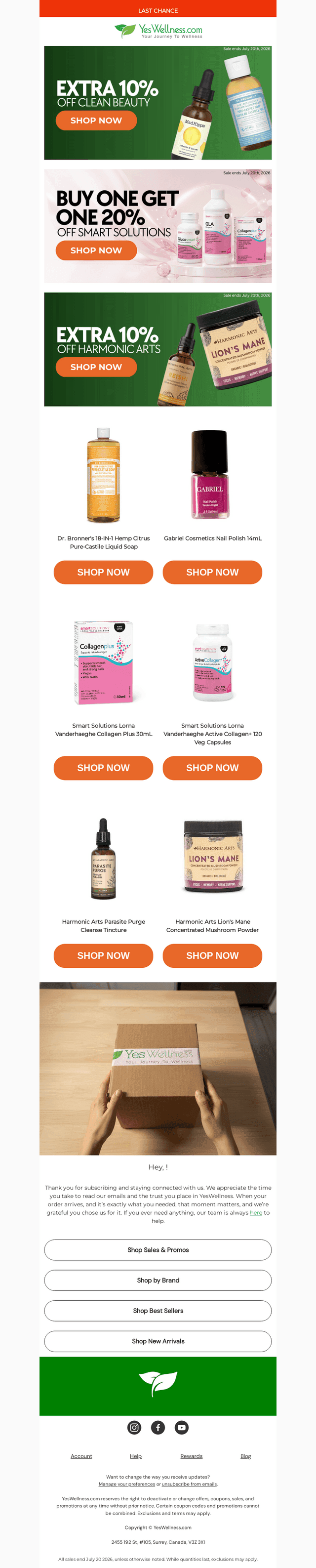 Last Chance: Extra 10% Off Ends Tonight