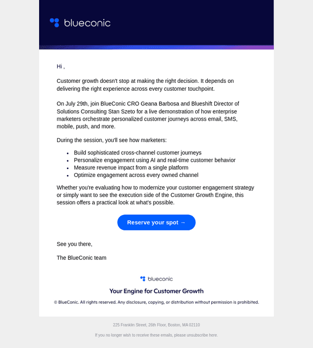 See how modern marketers orchestrate every customer journey