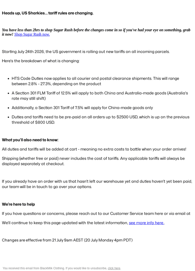 USA TARIFF | Important Update