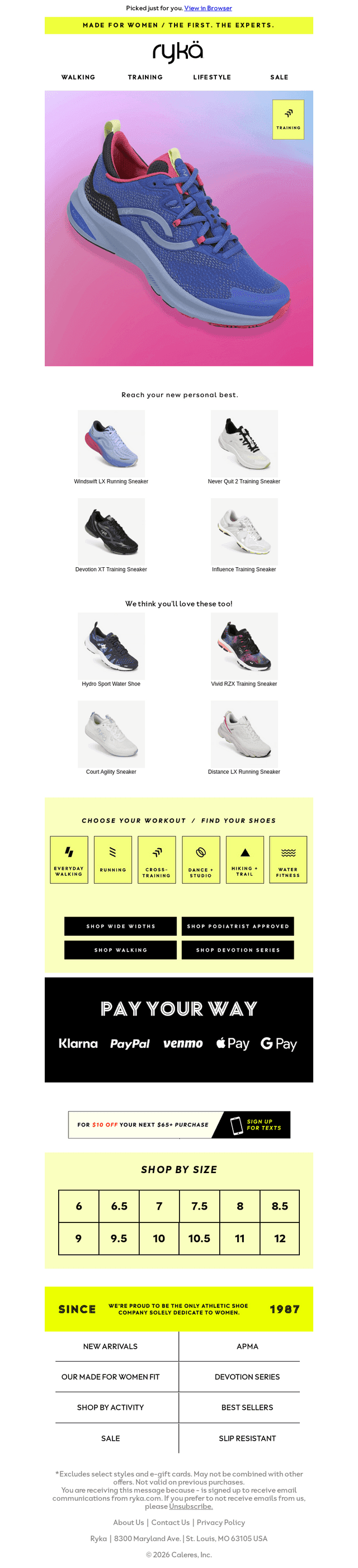 Training? Wear these sneaks.