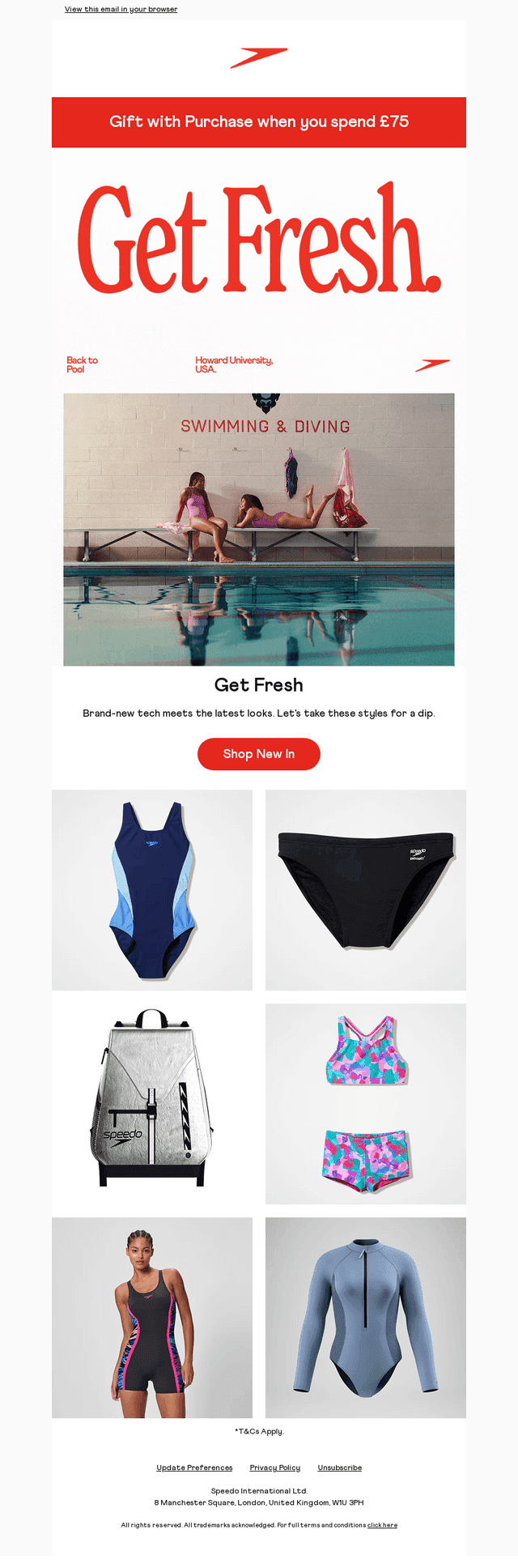 Speedo USA email from Tue, Jul 21, 2026