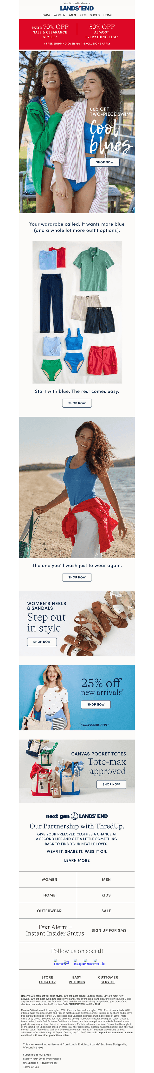50% off alllllmost everything!