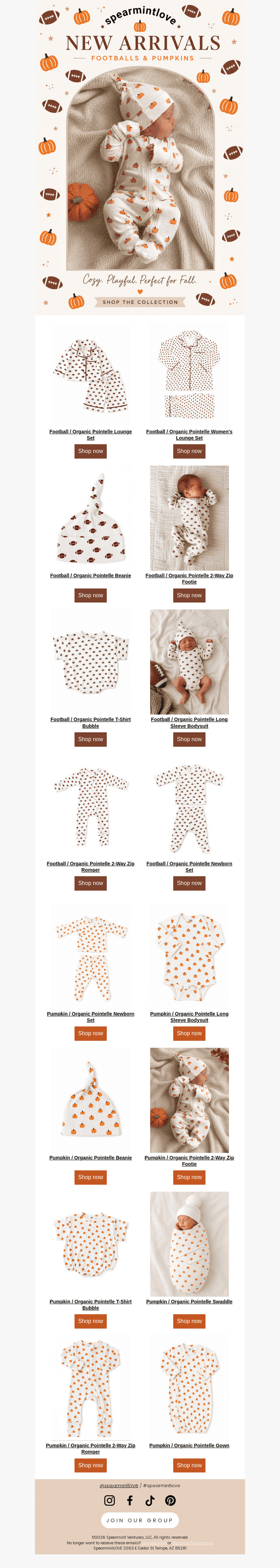 🏈🎃 NEW: Touchdowns & Pumpkin Patches