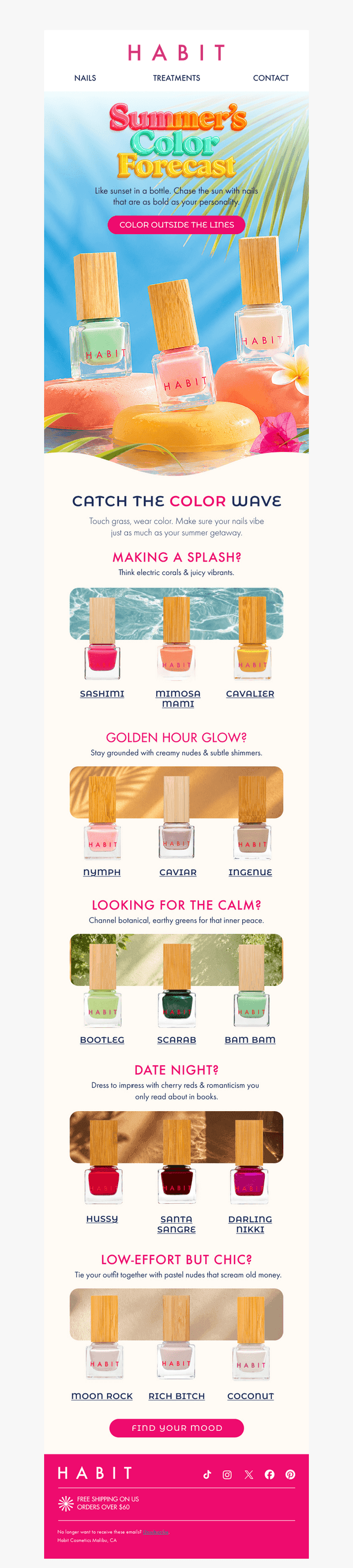 The Summer Color Forecast 🌞