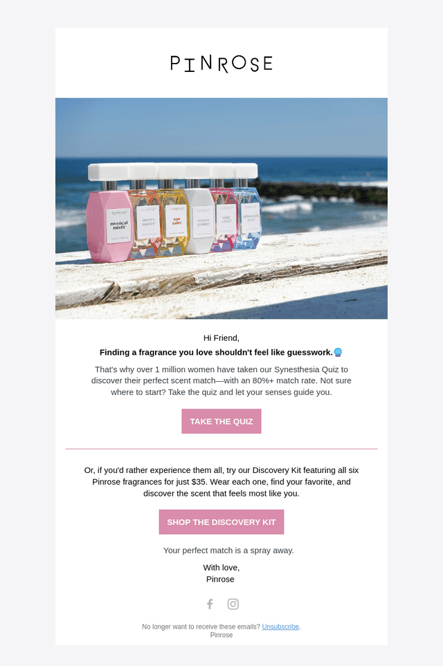 Pinrose email from Tue, Jul 21, 2026