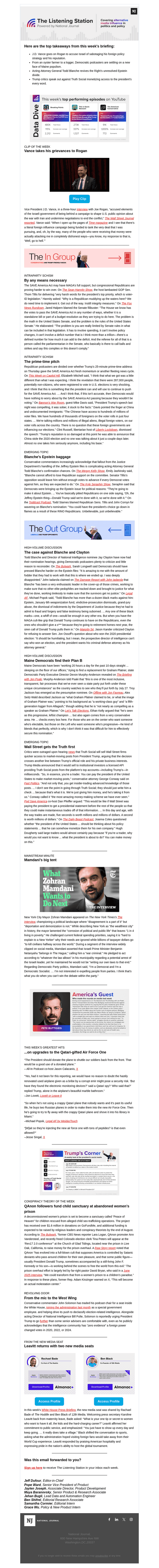 National Journal email from Tue, Jul 21, 2026