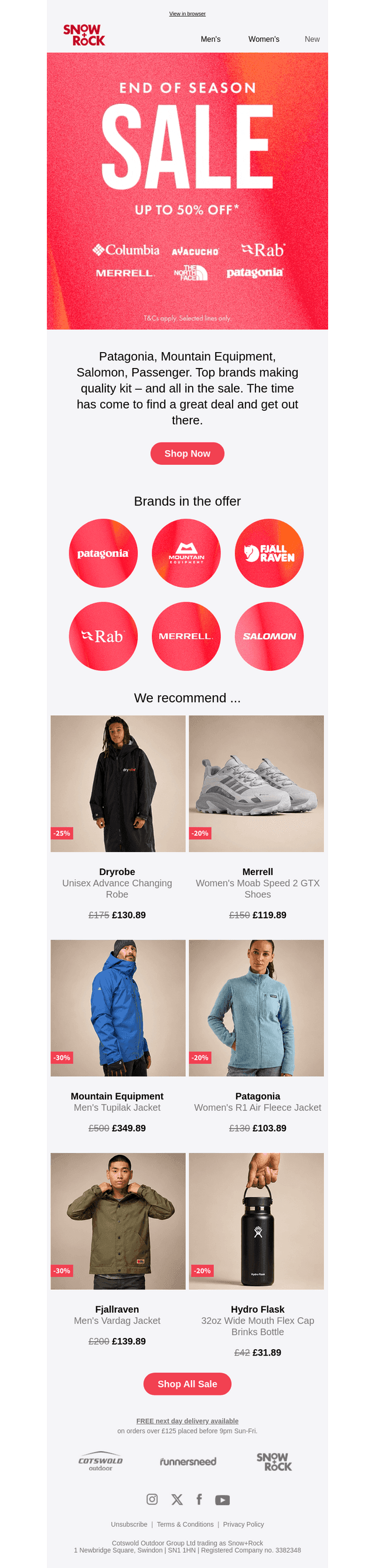 Up to 50% off has started!