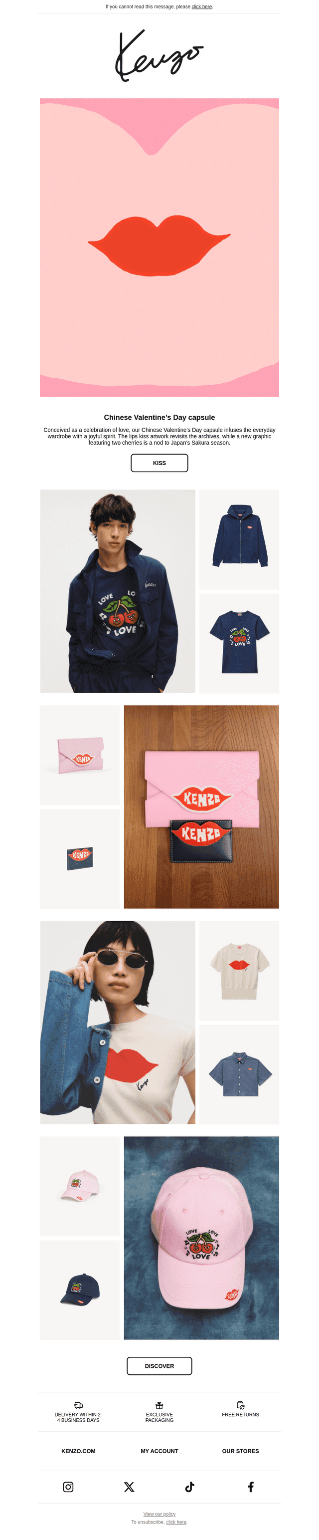 Kenzo email from Wed, Jul 22, 2026
