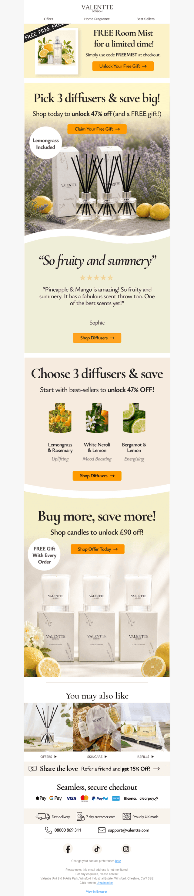 Pick 3. Save big. Smell amazing. 😍