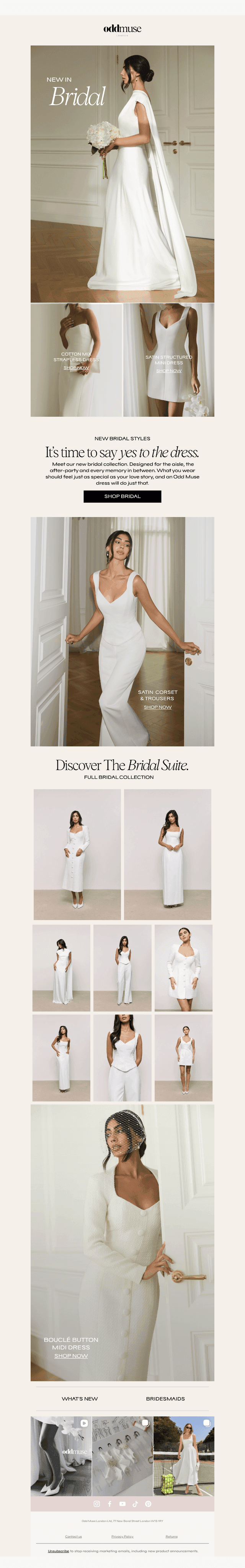 NEW IN: BRIDAL